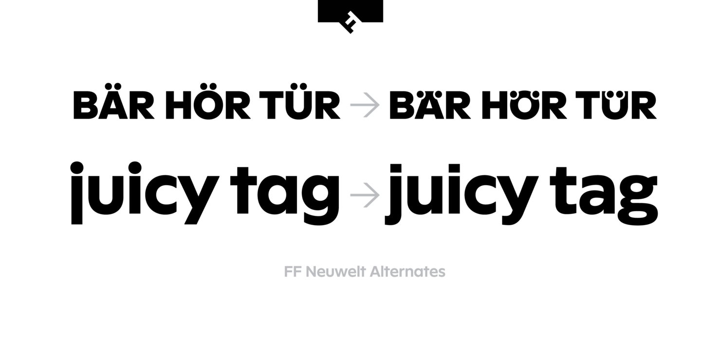 Przykład czcionki FF Neuwelt Italic